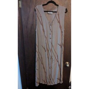 New Options By Kate Geddes Medium Sleeveless Duster